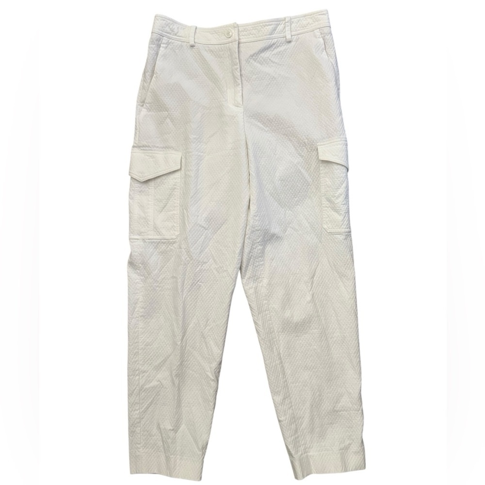 Boutique Moschino waffle pattern cargo crop trousers size 8 woman’s